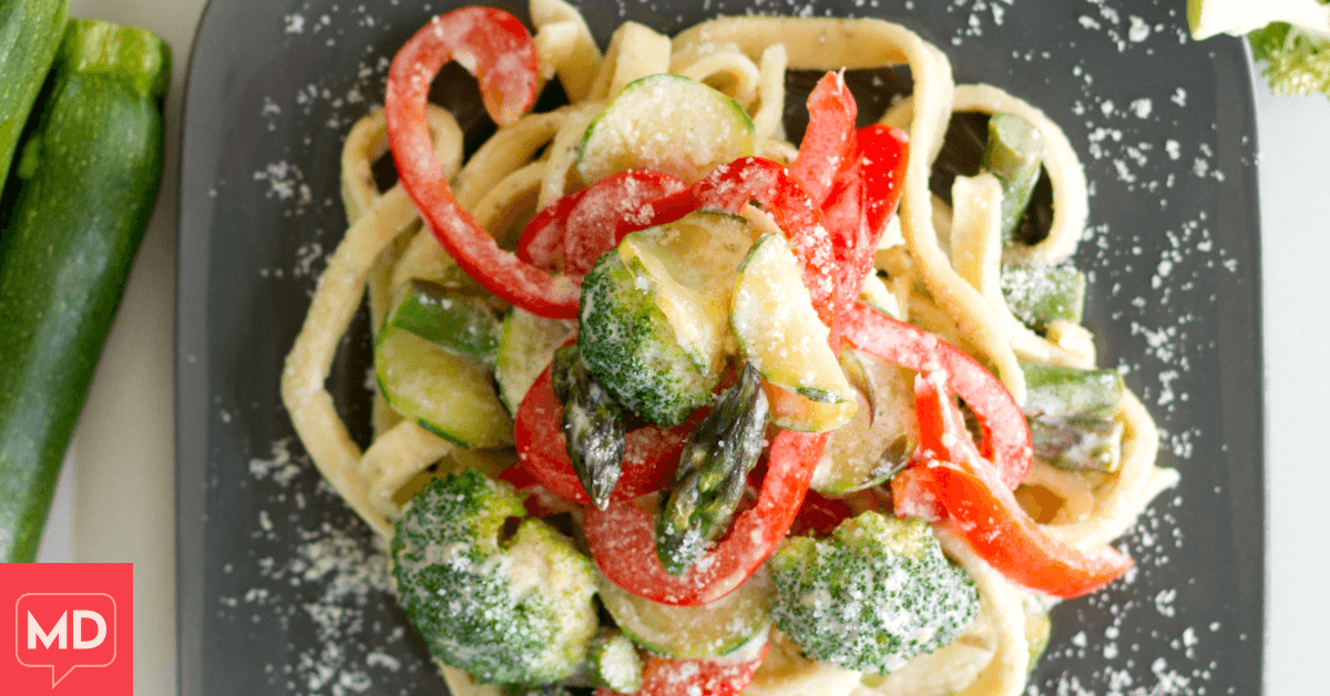 Mediterranean Veggie Pesto Pasta Recipe Recipe