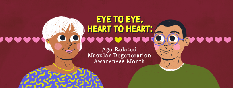 Facebook cover photo for macular degeneration awareness month
